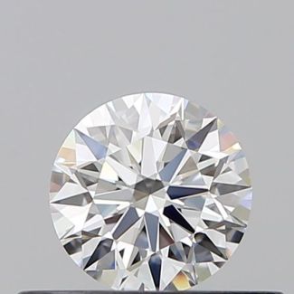 0.35 Carat Round F VVS1 EX GIA Natural Diamond