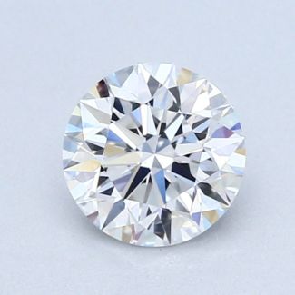 0.9 Carat Round D VVS1 EX GIA Natural Diamond