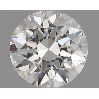 0.52 Carat Round D VVS1 EX GIA Natural Diamond