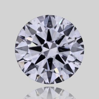 0.7 Carat Round D SI2 EX GIA Natural Diamond