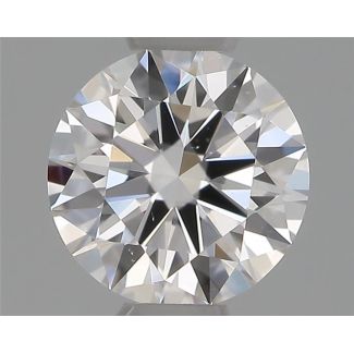 0.40 Carat Round E VS1 EX GIA Natural Diamond