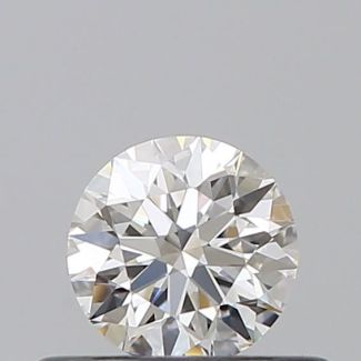 0.31 Carat Round H VVS2 EX GIA Natural Diamond