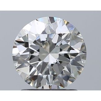 1.5 Carat Round H VS2 EX GIA Natural Diamond