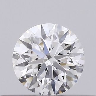 0.26 Carat Round E VVS1 EX GIA Natural Diamond