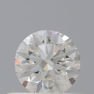 0.40 Carat Round H VVS1 VG EX GIA Natural Diamond