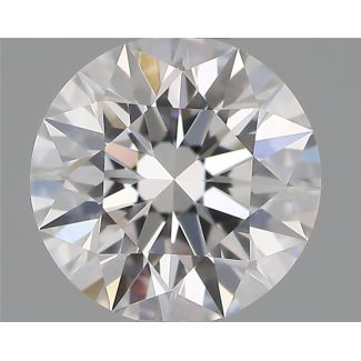 0.53 Carat Round D VS1 EX GIA Natural Diamond