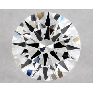 0.46 Carat Round E VVS1 EX GIA Natural Diamond