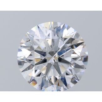 1.51 Carat Round E SI2 EX GIA Natural Diamond