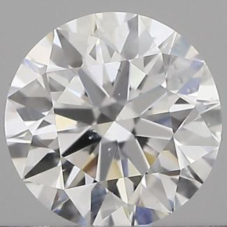 0.40 Carat Round E SI1 EX GIA Natural Diamond