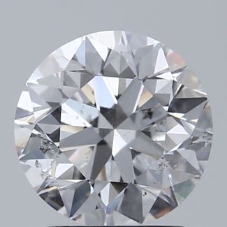 1.7 Carat Round D SI2 EX GIA Natural Diamond