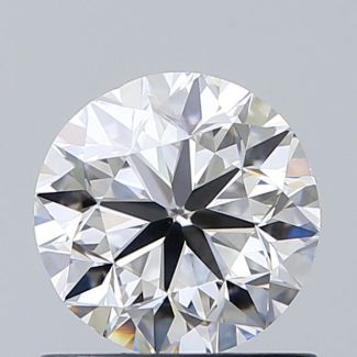 0.95 Carat Round F VS1 VG EX GIA Natural Diamond