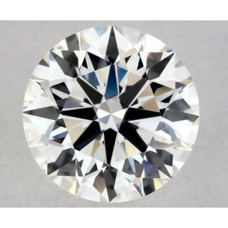 0.6 Carat Round H VS1 EX GIA Natural Diamond