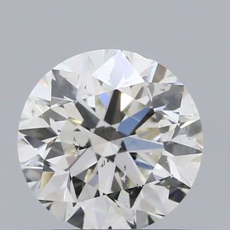 0.72 Carat Round H SI1 VG GIA Natural Diamond