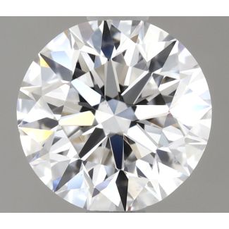 1.0 Carat Round D VS2 EX VG GIA Natural Diamond