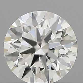 0.32 Carat Round H VVS2 EX IGI Natural Diamond