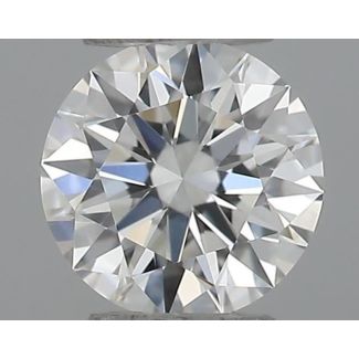 0.21 Carat Round G VVS1 EX GIA Natural Diamond