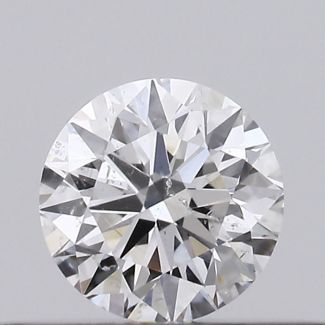 0.23 Carat Round E SI1 EX VG GIA Natural Diamond