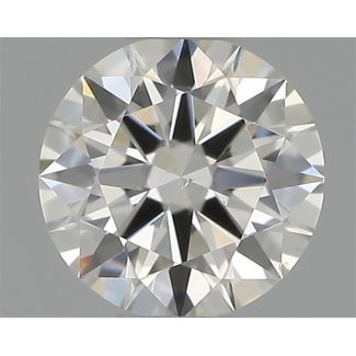 0.30 Carat Round G SI1 EX GIA Natural Diamond