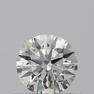 0.31 Carat Round H VVS2 EX GD GIA Natural Diamond