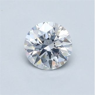 0.53 Carat Round F SI2 EX GIA Natural Diamond