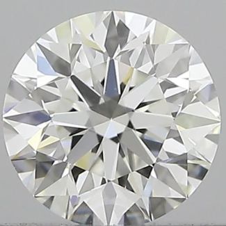 0.50 Carat Round G VVS2 EX GIA Natural Diamond