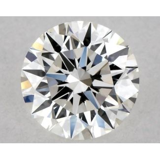 0.46 Carat Round H VS1 EX GIA Natural Diamond