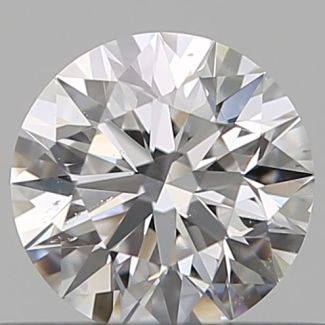 0.40 Carat Round D VS2 EX VG GIA Natural Diamond