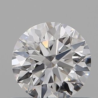 0.56 Carat Round D VVS1 EX GIA Natural Diamond