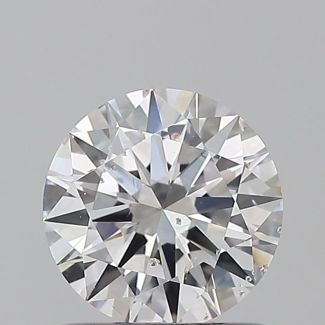 0.8 Carat Round D SI2 EX GIA Natural Diamond