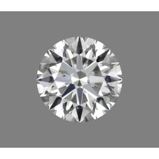 0.33 Carat Round D VVS1 EX GIA Natural Diamond