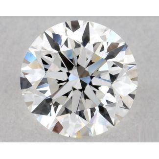 0.36 Carat Round F VVS1 EX GIA Natural Diamond