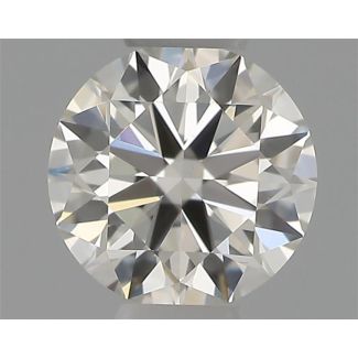 0.30 Carat Round H VS1 EX VG IGI Natural Diamond