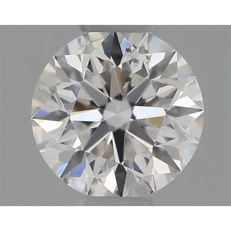 0.30 Carat Round D SI2 EX GIA Natural Diamond