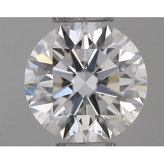 0.31 Carat Round G SI1 EX GIA Natural Diamond