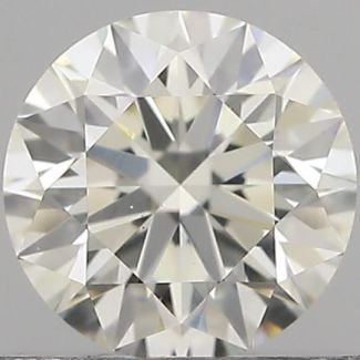 0.40 Carat Round H VS2 EX IGI Natural Diamond