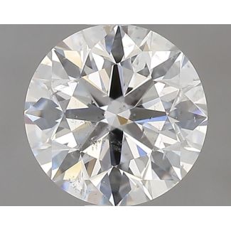 0.7 Carat Round H SI2 EX GIA Natural Diamond