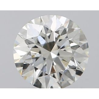 0.74 Carat Round I SI1 EX VG GIA Natural Diamond