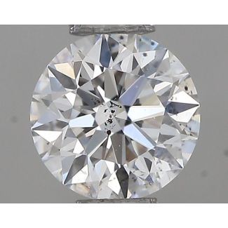 0.31 Carat Round F SI2 EX GIA Natural Diamond