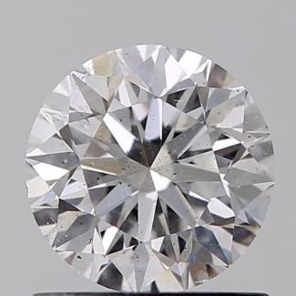 0.81 Carat Round D SI2 VG EX GIA Natural Diamond