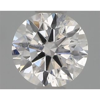 0.31 Carat Round G SI2 EX VG GIA Natural Diamond