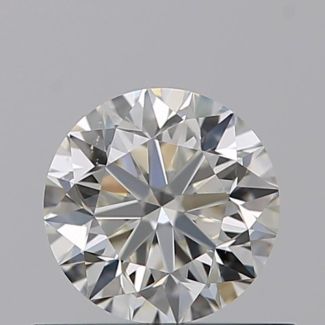 0.45 Carat Round H VS1 VG EX GIA Natural Diamond