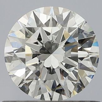 0.7 Carat Round F VVS1 EX GIA Natural Diamond