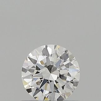 0.5 Carat Round F VVS2 VG EX GIA Natural Diamond