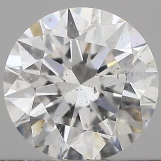 0.40 Carat Round D SI2 EX GIA Natural Diamond