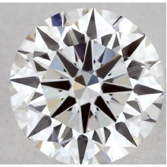 0.51 Carat Round F VS1 EX GIA Natural Diamond