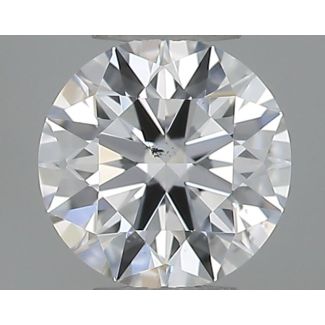 0.30 Carat Round D SI1 EX GIA Natural Diamond