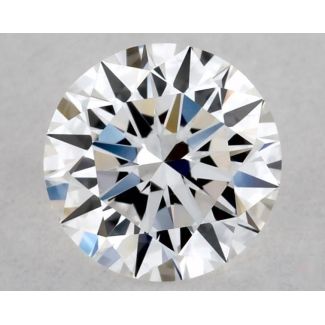 0.36 Carat Round E VVS2 EX VG GIA Natural Diamond