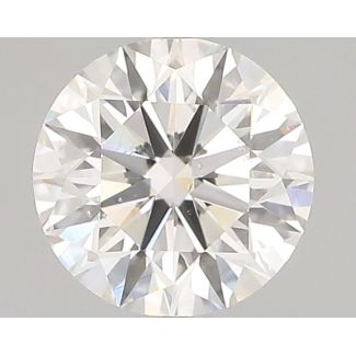 0.9 Carat Round H SI1 EX GIA Natural Diamond