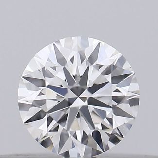 0.16 Carat Round D VVS1 EX GIA Natural Diamond