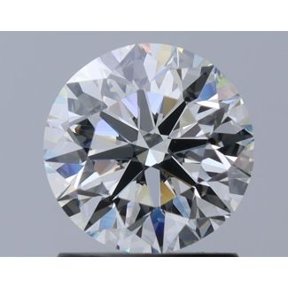 1.3 Carat Round H VVS2 EX GIA Natural Diamond